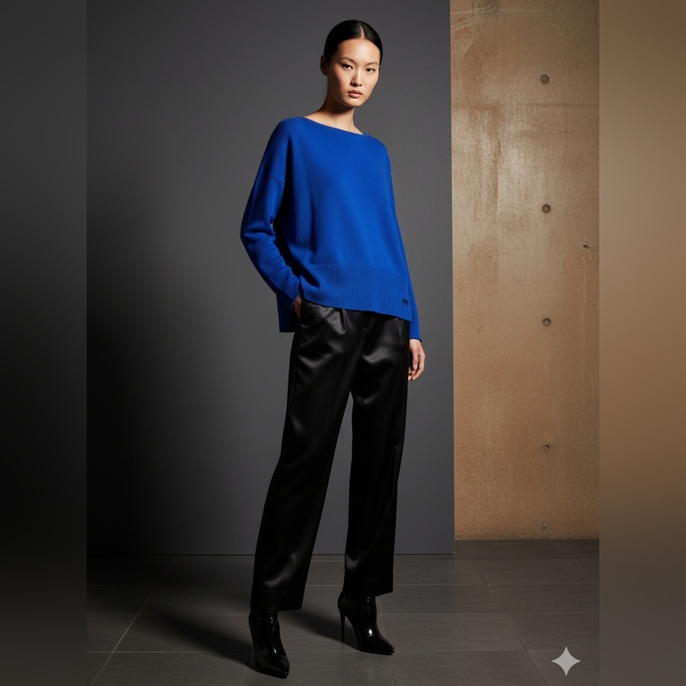 Elegant Diane Von Furstenberg Wool Cashmere Oversized Sweater